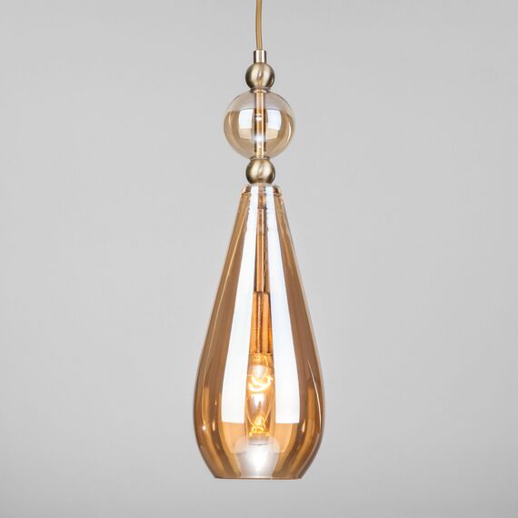 Eurosvet a051706 50202/1 Подвесной светильник янтарный, изображение 2