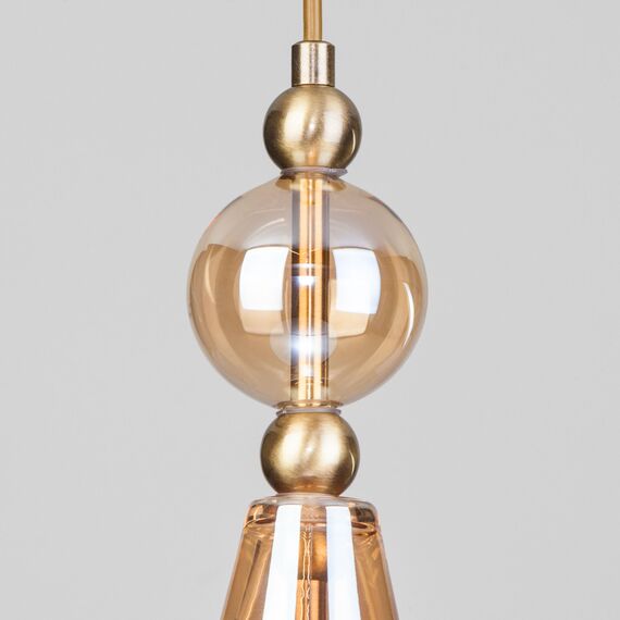 Eurosvet a051706 50202/1 Подвесной светильник янтарный, изображение 4