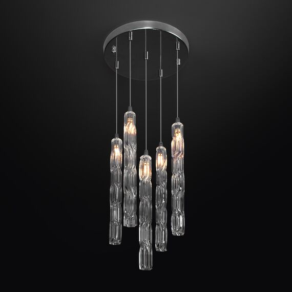 Eurosvet a057391 50381/5 Подвесной светильник хром, изображение 3