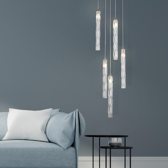 Eurosvet a057391 50381/5 Подвесной светильник хром, изображение 4