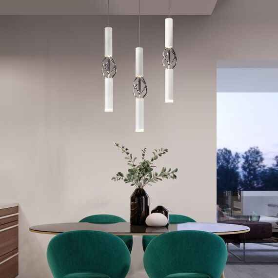 Eurosvet a049108 50191/1 LED Подвесной светильник белый/хром, изображение 4