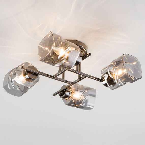 Eurosvet a047331 30165/4 Потолочный светильник черный жемчуг, изображение 4