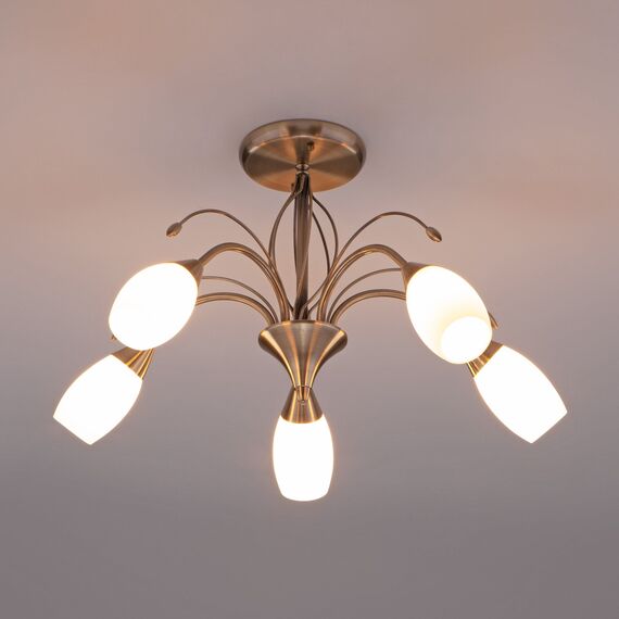 Eurosvet a043220 30280/5 Потолочный светильник античная бронза, изображение 2