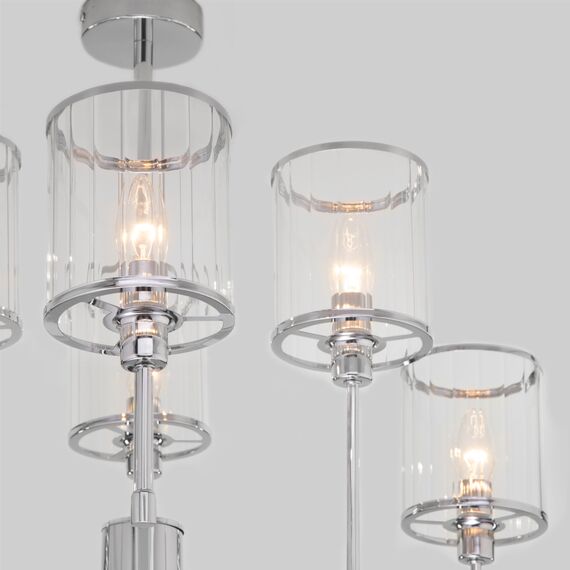 Eurosvet a061946 60144/6 Потолочный светильник хром, изображение 3