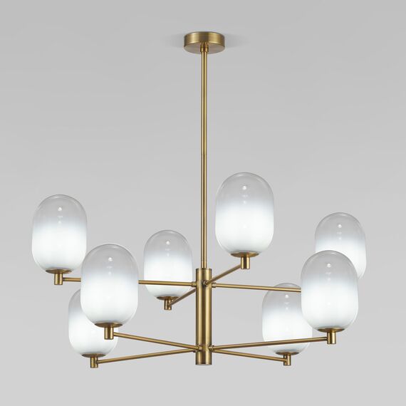 Eurosvet a065609 60161/8 Потолочный светильник латунь