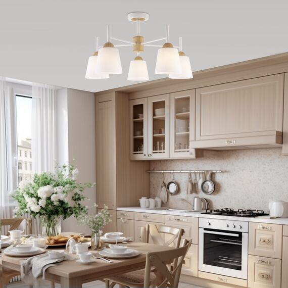 Eurosvet 00000083420 70085/5 Потолочный светильник белый, изображение 4