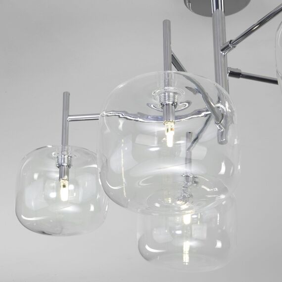 Eurosvet a056924 70128/5 Потолочный светильник хром, изображение 2