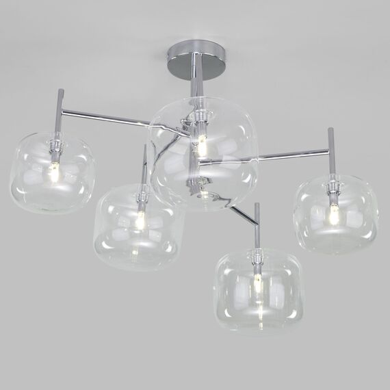 Eurosvet a056924 70128/5 Потолочный светильник хром, изображение 4