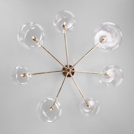 Eurosvet a056922 70128/7 Потолочный светильник золото, изображение 2