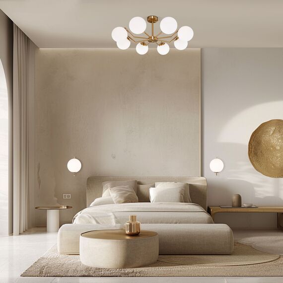 Eurosvet a057068 70154/8 Потолочный светильник латунь, изображение 4