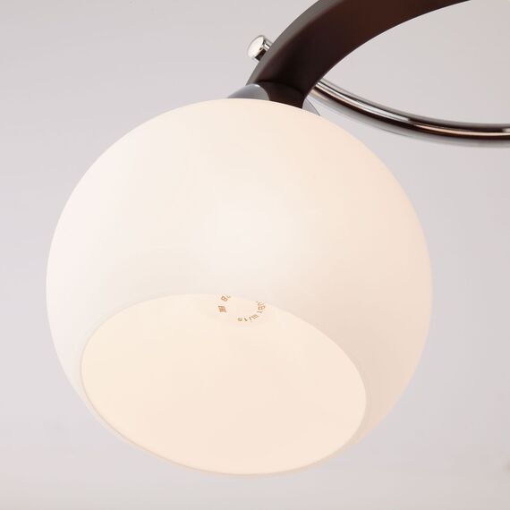 Eurosvet 00000065865 9654/5 Потолочный светильник хром/венге, изображение 2