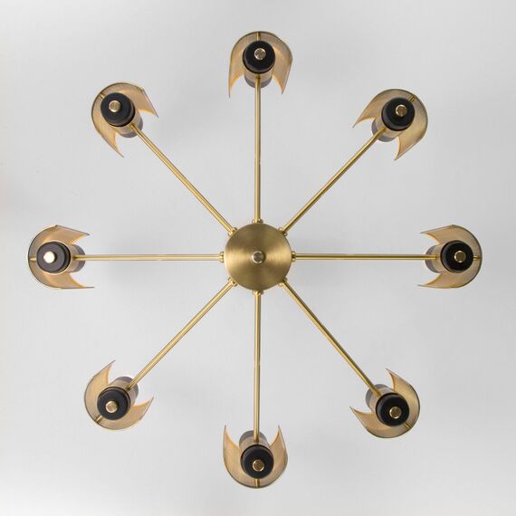 Eurosvet a057941 70139/8 Потолочный светильник латунь, изображение 2