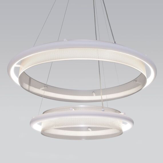 Eurosvet a054087 90241/2 Подвесной светильник белый серебро, изображение 3