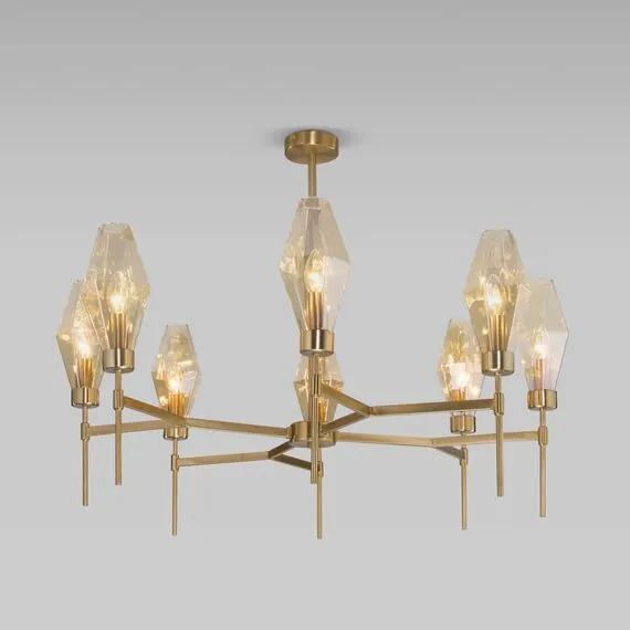 Eurosvet a061937 60143/8 Потолочный светильник латунь, изображение 4