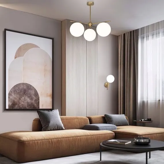 Eurosvet a063853 60147/3 Потолочный светильник латунь, изображение 6