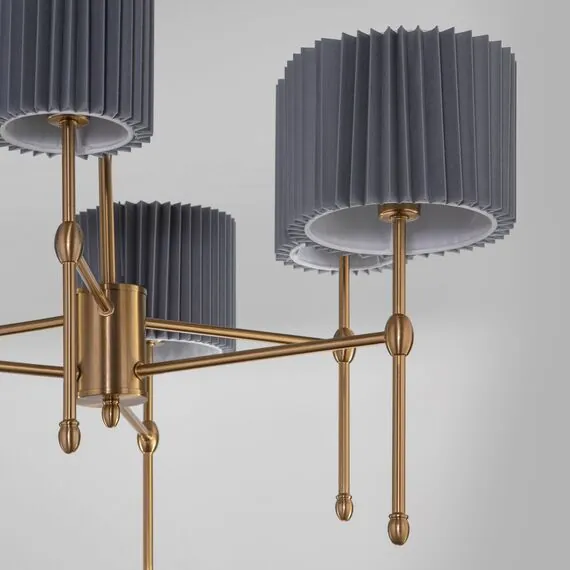 Eurosvet a065665 60162/6 Потолочный светильник латунь, изображение 2