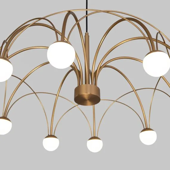 Eurosvet a069298 90030/10 LED Подвесной светильник золото, изображение 4