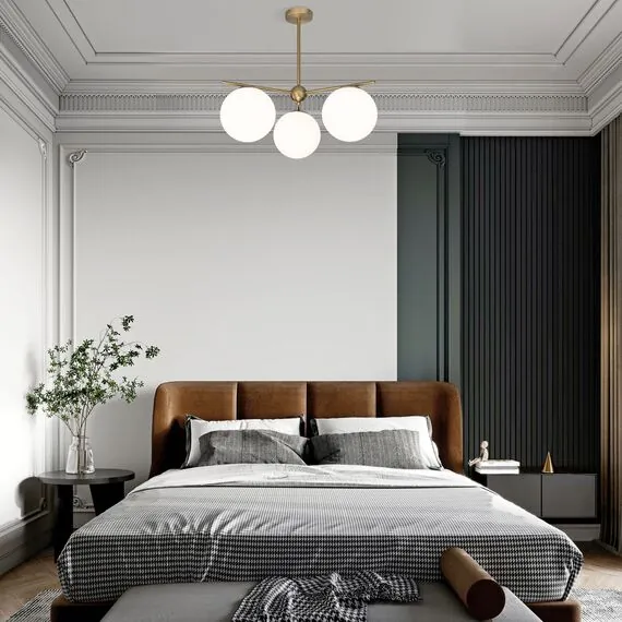 Eurosvet a063853 60147/3 Потолочный светильник латунь, изображение 5