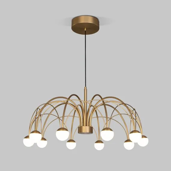 Eurosvet a069298 90030/10 LED Подвесной светильник золото, изображение 2