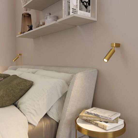 Eurosvet a063187 20143/1 LED Настенный светильник латунь, изображение 4