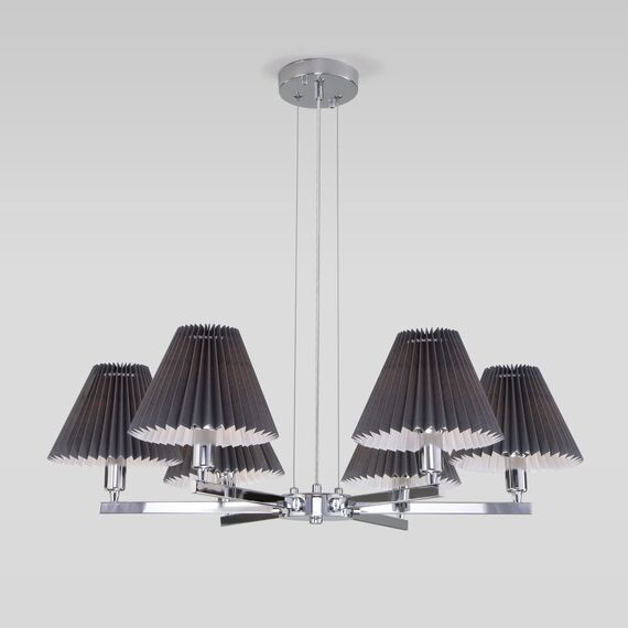 Eurosvet a059041 60136/6 Подвесной светильник хром/графит