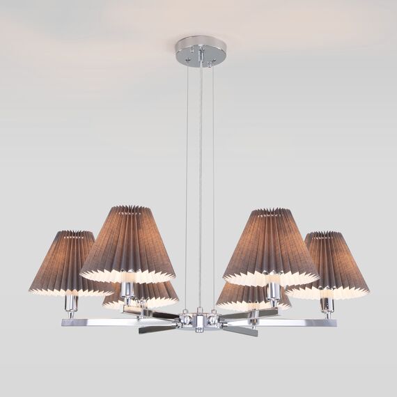 Eurosvet a059041 60136/6 Подвесной светильник хром/графит, изображение 2