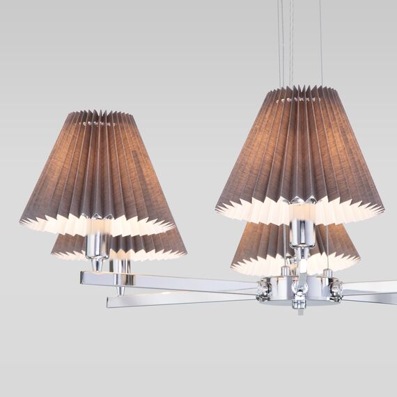 Eurosvet a059041 60136/6 Подвесной светильник хром/графит, изображение 3