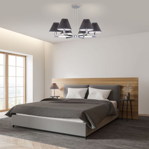 Eurosvet a059041 60136/6 Подвесной светильник хром/графит, изображение 4