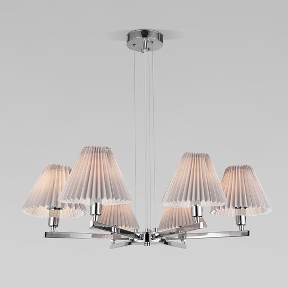 Eurosvet a059038 60136/6 Подвесной светильник хром/серый, изображение 2