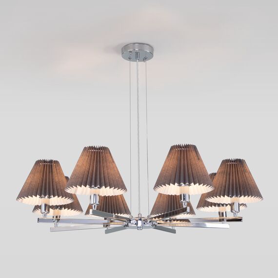 Eurosvet a059042 60136/8 Подвесной светильник хром/графит, изображение 2