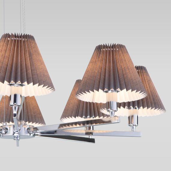 Eurosvet a059042 60136/8 Подвесной светильник хром/графит, изображение 3