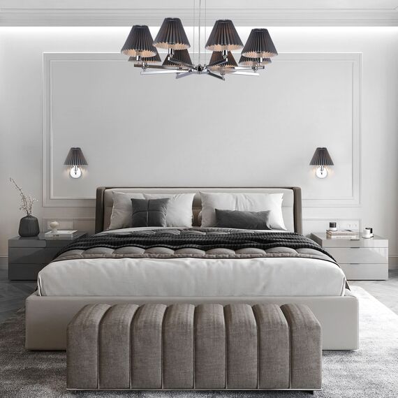 Eurosvet a059042 60136/8 Подвесной светильник хром/графит, изображение 5