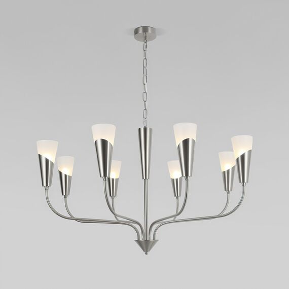 Eurosvet a068285 60167/8 Подвесной светильник никель