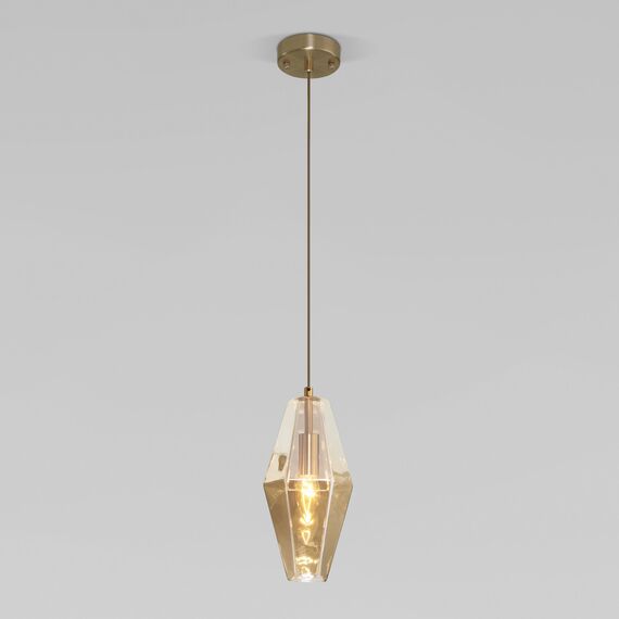 Eurosvet a058957 50236/1 Подвесной светильник янтарный