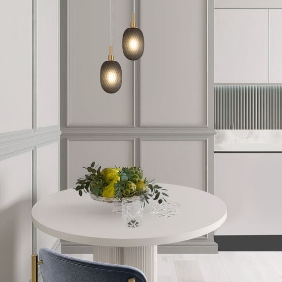 Eurosvet a066524 50266/1 Подвесной светильник дымчатый, изображение 4