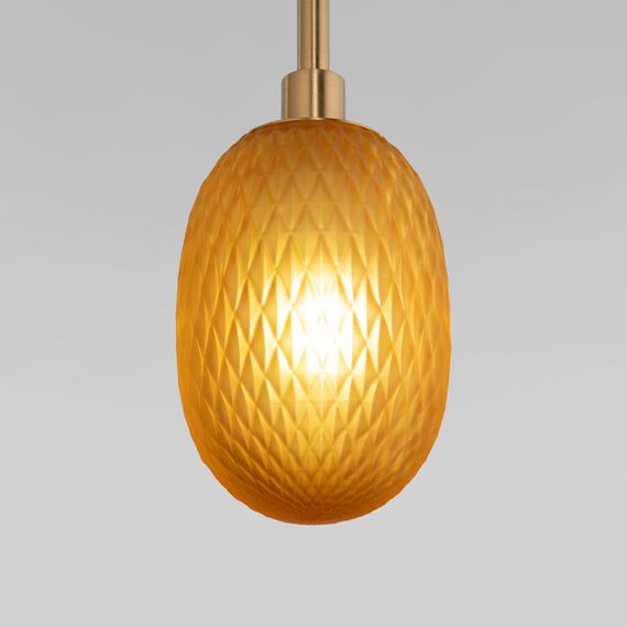 Eurosvet a066528 50266 Подвесной светильник дымчатый прозрачный янтарный, изображение 2