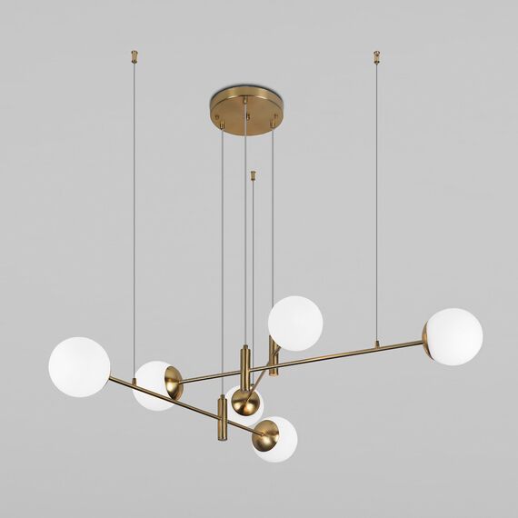 Eurosvet a062028 70146/6 Подвесной светильник латунь