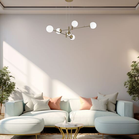 Eurosvet a062028 70146/6 Подвесной светильник латунь, изображение 3