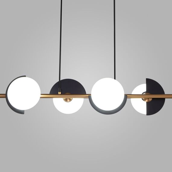 Eurosvet a064820 70149/4 Подвесной светильник черный/латунь, изображение 4