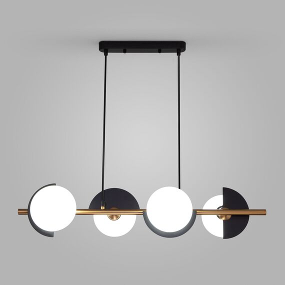 Eurosvet a064820 70149/4 Подвесной светильник черный/латунь