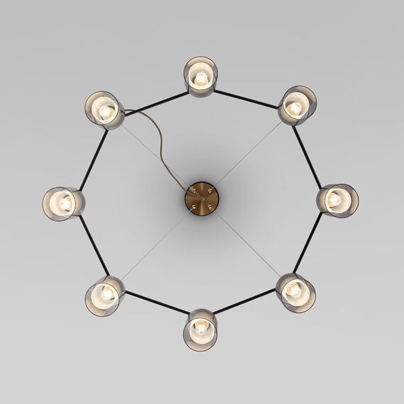 Eurosvet a065300 70219/8 Подвесной светильник черный/античная бронза, изображение 3