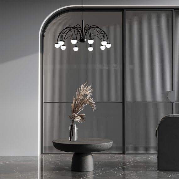 Eurosvet a069301 90034/10 LED Подвесной светильник черный, изображение 5