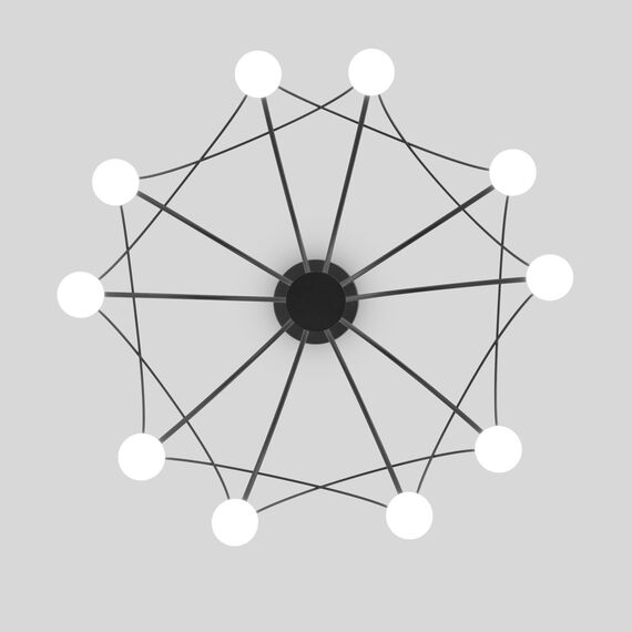 Eurosvet a069301 90034/10 LED Подвесной светильник черный, изображение 4