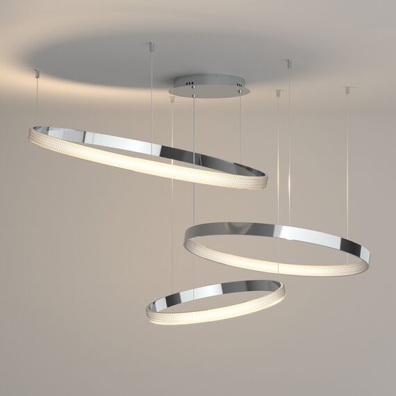 Eurosvet a045414 90175/3 Подвесной светильник хром, изображение 2