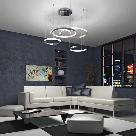 Eurosvet a045416 90175/5 Подвесной светильник хром, изображение 2