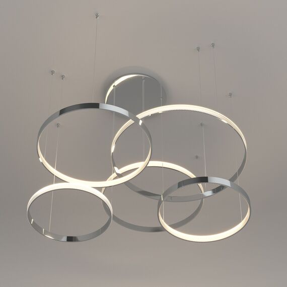 Eurosvet a045416 90175/5 Подвесной светильник хром, изображение 5