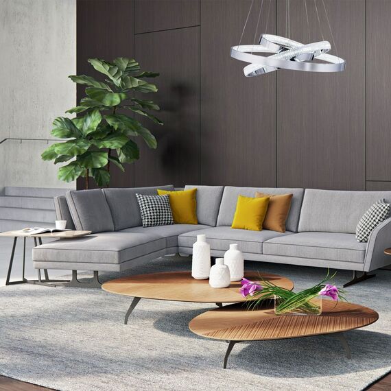 Eurosvet a045418 90176/3 Подвесной светильник хром, изображение 5