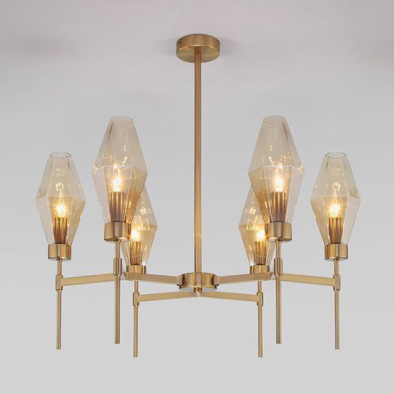 Eurosvet a061936 60143/6 Потолочный светильник латунь