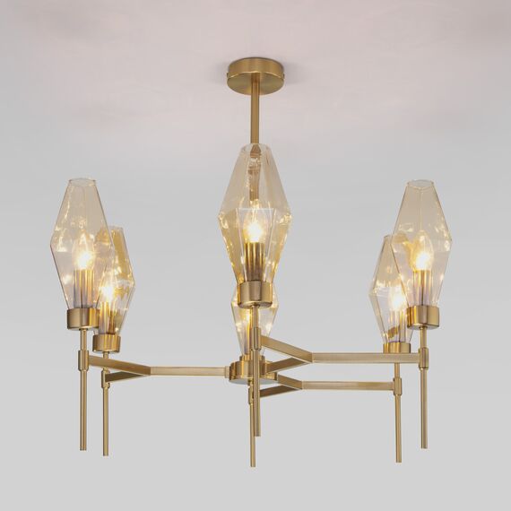 Eurosvet a061936 60143/6 Потолочный светильник латунь, изображение 2