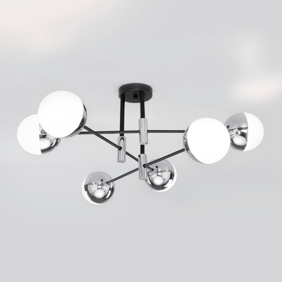 Eurosvet a057081 70129/6 Потолочный светильник хром